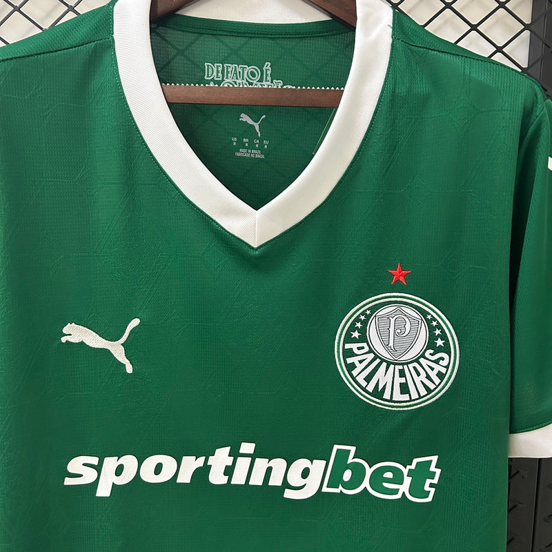 Camisa Palmeiras Home 25/26 - Torcedor Puma Masculina